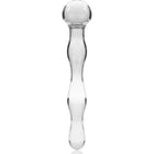 NEBULA SERIES BY IBIZA - MODELL 13 DILDO BOROSILIKATGLAS - 18 CM -O- 3.5 CM - TRANSPARENT - Glas Analplug