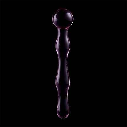 NEBULA SERIES BY IBIZA - MODELL 13 DILDO BOROSILIKATGLAS - 18 CM -O- 3.5 CM - Glas Analplug