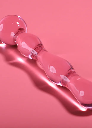 NEBULA SERIES BY IBIZA - MODELL 13 DILDO BOROSILIKATGLAS - 18 CM -O- 3.5 CM - Glas Analplug