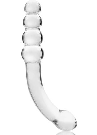 NEBULA SERIES BY IBIZA - MODELL 14 DILDO BOROSILIKATGLAS KLAR 18.5 CM -O- 3 CM - Glasdildo