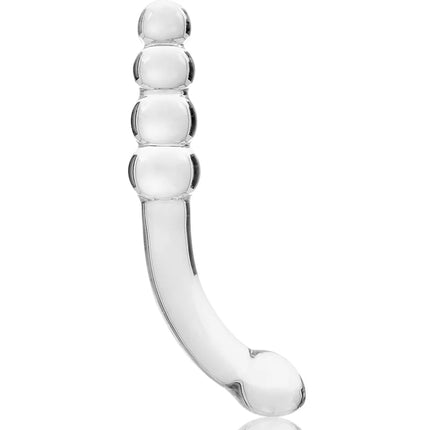 NEBULA SERIES BY IBIZA - MODELL 14 DILDO BOROSILIKATGLAS KLAR 18.5 CM -O- 3 CM - Glasdildo