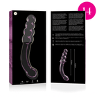 NEBULA SERIES BY IBIZA - MODELL 14 DILDO BOROSILIKATGLAS KLAR 18.5 CM -O- 3 CM - Glasdildo