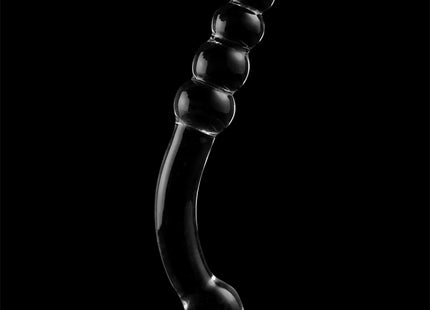 NEBULA SERIES BY IBIZA - MODELL 14 DILDO BOROSILIKATGLAS KLAR 18.5 CM -O- 3 CM - Glasdildo