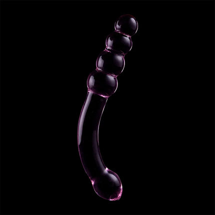 NEBULA SERIES BY IBIZA - MODELL 14 DILDO BOROSILIKATGLAS KLAR 18.5 CM -O- 3 CM - Glasdildo