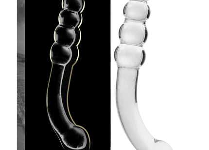 NEBULA SERIES BY IBIZA - MODELL 14 DILDO BOROSILIKATGLAS KLAR 18.5 CM -O- 3 CM - Glasdildo