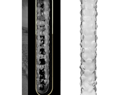 NEBULA SERIES BY IBIZA - MODELL 15 DILDO BOROSILIKATGLAS - 18.5 CM -O- 3 CM - Glasdildo