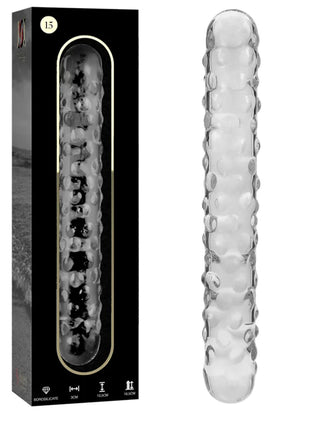 NEBULA SERIES BY IBIZA - MODELL 15 DILDO BOROSILIKATGLAS - 18.5 CM -O- 3 CM - Glasdildo