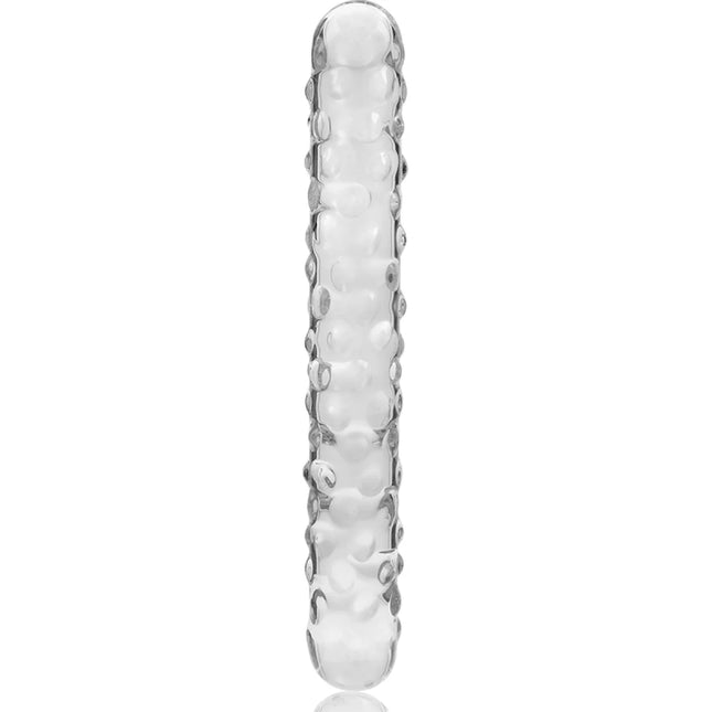 NEBULA SERIES BY IBIZA - MODELL 15 DILDO BOROSILIKATGLAS - 18.5 CM -O- 3 CM - TRANSPARENT - Glasdildo