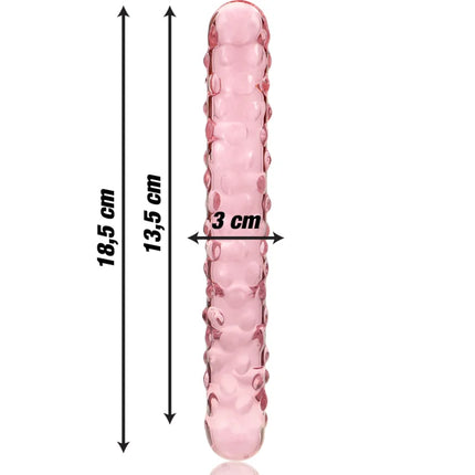 NEBULA SERIES BY IBIZA - MODELL 15 DILDO BOROSILIKATGLAS - 18.5 CM -O- 3 CM - Glasdildo