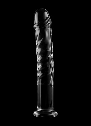 NEBULA SERIES BY IBIZA - MODELL 16 DILDO BOROSILIKATGLAS - 18.5 CM -O- 3 CM - Glas Analplug