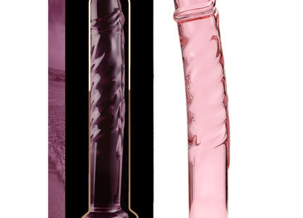NEBULA SERIES BY IBIZA - MODELL 16 DILDO BOROSILIKATGLAS - 18.5 CM -O- 3 CM - Glas Analplug
