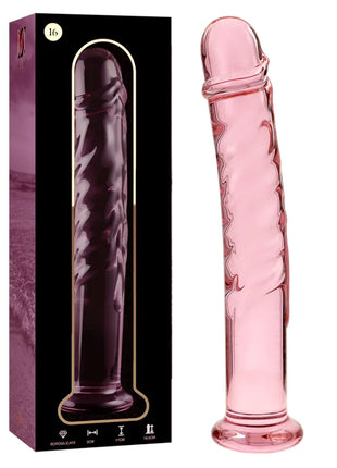 NEBULA SERIES BY IBIZA - MODELL 16 DILDO BOROSILIKATGLAS - 18.5 CM -O- 3 CM - Glas Analplug