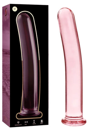 NEBULA SERIES BY IBIZA - MODELL 17 DILDO BOROSILIKATGLAS KLAR 18.5 CM -O- 3 CM - Glasdildo