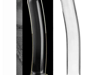 NEBULA SERIES BY IBIZA - MODELL 17 DILDO BOROSILIKATGLAS KLAR 18.5 CM -O- 3 CM - Glasdildo