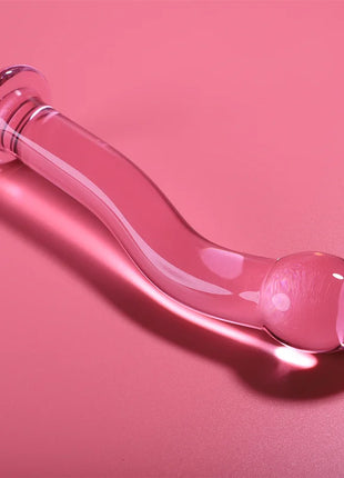 NEBULA SERIES BY IBIZA - MODELL 18 DILDO BOROSILIKATGLAS KLAR 18.5 CM -O- 3.5 CM - Glasdildo