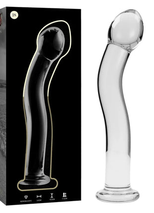 NEBULA SERIES BY IBIZA - MODELL 18 DILDO BOROSILIKATGLAS KLAR 18.5 CM -O- 3.5 CM - Glasdildo