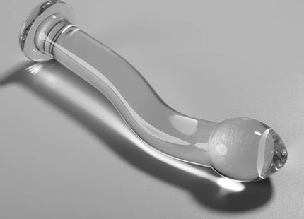 NEBULA SERIES BY IBIZA - MODELL 18 DILDO BOROSILIKATGLAS KLAR 18.5 CM -O- 3.5 CM - Glasdildo