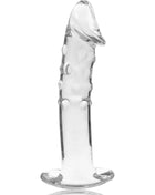 NEBULA SERIES BY IBIZA - MODELL 19 DILDO BOROSILIKATGLAS - 18.5 CM -O- 4 CM - TRANSPARENT - Glas Analplug