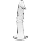 NEBULA SERIES BY IBIZA - MODELL 19 DILDO BOROSILIKATGLAS - 18.5 CM -O- 4 CM - TRANSPARENT - Glas Analplug