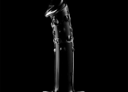NEBULA SERIES BY IBIZA - MODELL 19 DILDO BOROSILIKATGLAS - 18.5 CM -O- 4 CM - Glas Analplug