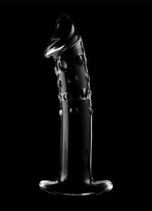 NEBULA SERIES BY IBIZA - MODELL 19 DILDO BOROSILIKATGLAS - 18.5 CM -O- 4 CM - Glas Analplug
