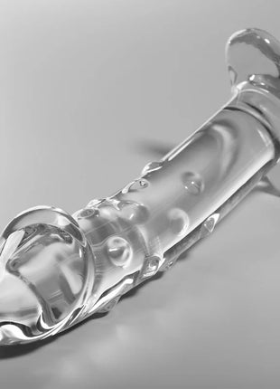 NEBULA SERIES BY IBIZA - MODELL 19 DILDO BOROSILIKATGLAS - 18.5 CM -O- 4 CM - Glas Analplug