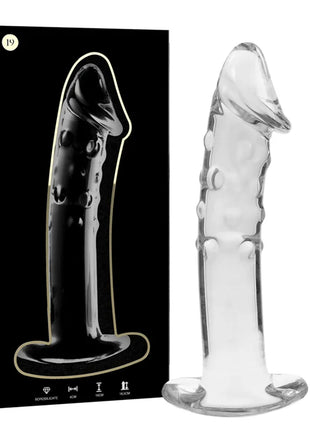 NEBULA SERIES BY IBIZA - MODELL 19 DILDO BOROSILIKATGLAS - 18.5 CM -O- 4 CM - Glas Analplug