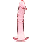 NEBULA SERIES BY IBIZA - MODELL 19 DILDO BOROSILIKATGLAS - 18.5 CM -O- 4 CM - ROSA - Glas Analplug