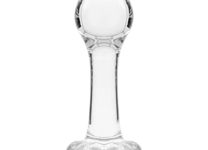 NEBULA SERIES BY IBIZA - MODELL 2 ANALPLUG BOROSILIKATGLAS KLAR 11 CM -O- 3.5 CM - Analplug
