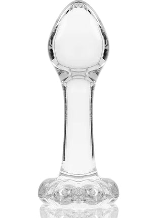 NEBULA SERIES BY IBIZA - MODELL 2 ANALPLUG BOROSILIKATGLAS KLAR 11 CM -O- 3.5 CM - Analplug
