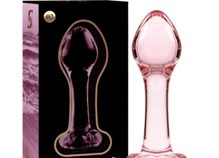 NEBULA SERIES BY IBIZA - MODELL 2 ANALPLUG BOROSILIKATGLAS KLAR 11 CM -O- 3.5 CM - Analplug