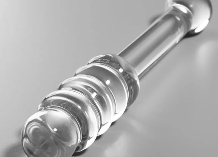 NEBULA SERIES BY IBIZA - MODELL 20 DILDO BOROSILIKATGLAS KLAR 20.5 CM -O- 3 CM - Glasdildo