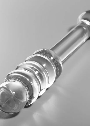 NEBULA SERIES BY IBIZA - MODELL 20 DILDO BOROSILIKATGLAS KLAR 20.5 CM -O- 3 CM - Glasdildo
