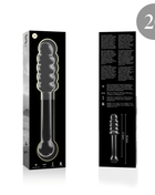 NEBULA SERIES BY IBIZA - MODELL 20 DILDO BOROSILIKATGLAS KLAR 20.5 CM -O- 3 CM - Glasdildo