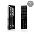 NEBULA SERIES BY IBIZA - MODELL 20 DILDO BOROSILIKATGLAS KLAR 20.5 CM -O- 3 CM - Glasdildo