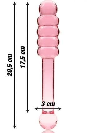 NEBULA SERIES BY IBIZA - MODELL 20 DILDO BOROSILIKATGLAS KLAR 20.5 CM -O- 3 CM - Glasdildo