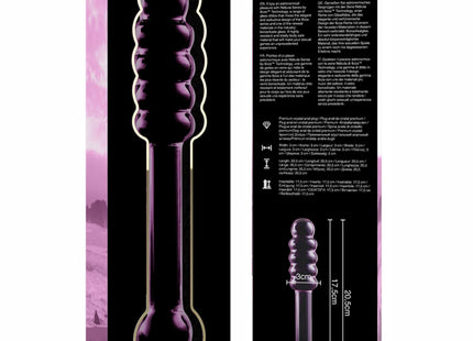 NEBULA SERIES BY IBIZA - MODELL 20 DILDO BOROSILIKATGLAS KLAR 20.5 CM -O- 3 CM - Glasdildo