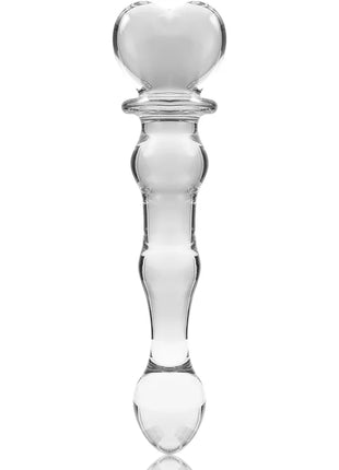 NEBULA SERIES BY IBIZA - MODELL 21 DILDO BOROSILIKATGLAS KLAR 20.5 CM -O- 3.5 CM - Glasdildo