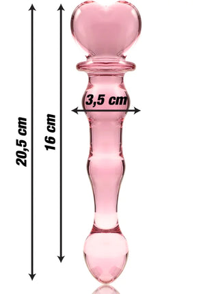 NEBULA SERIES BY IBIZA - MODELL 21 DILDO BOROSILIKATGLAS KLAR 20.5 CM -O- 3.5 CM - Glasdildo