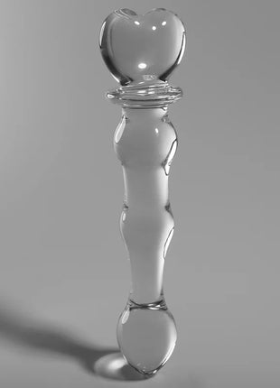 NEBULA SERIES BY IBIZA - MODELL 21 DILDO BOROSILIKATGLAS KLAR 20.5 CM -O- 3.5 CM - Glasdildo