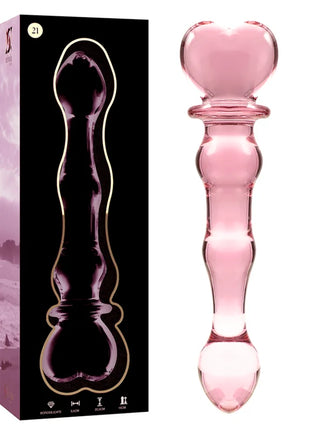 NEBULA SERIES BY IBIZA - MODELL 21 DILDO BOROSILIKATGLAS KLAR 20.5 CM -O- 3.5 CM - Glasdildo