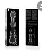 NEBULA SERIES BY IBIZA - MODELL 21 DILDO BOROSILIKATGLAS KLAR 20.5 CM -O- 3.5 CM - Glasdildo