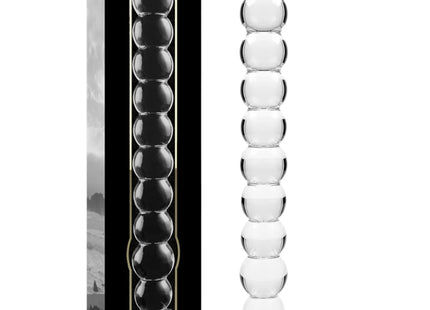 NEBULA SERIES BY IBIZA - MODELL 22 DILDO BOROSILIKATGLAS - 21.5 CM -O- 2.5 CM - Glas Analplug