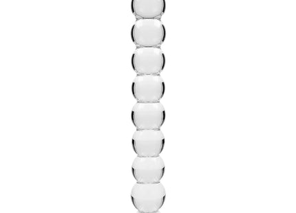 NEBULA SERIES BY IBIZA - MODELL 22 DILDO BOROSILIKATGLAS - 21.5 CM -O- 2.5 CM - TRANSPARENT - Glas Analplug
