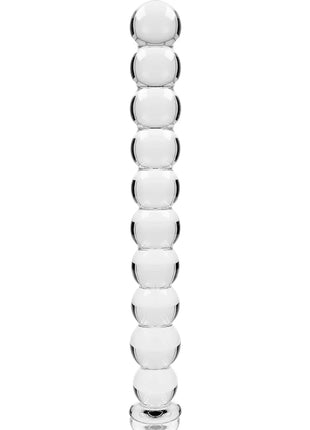 NEBULA SERIES BY IBIZA - MODELL 22 DILDO BOROSILIKATGLAS - 21.5 CM -O- 2.5 CM - TRANSPARENT - Glas Analplug