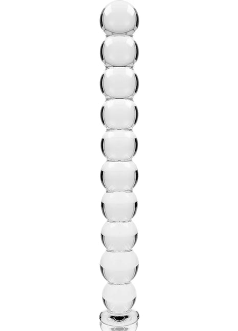 NEBULA SERIES BY IBIZA - MODELL 22 DILDO BOROSILIKATGLAS - 21.5 CM -O- 2.5 CM - TRANSPARENT - Glas Analplug