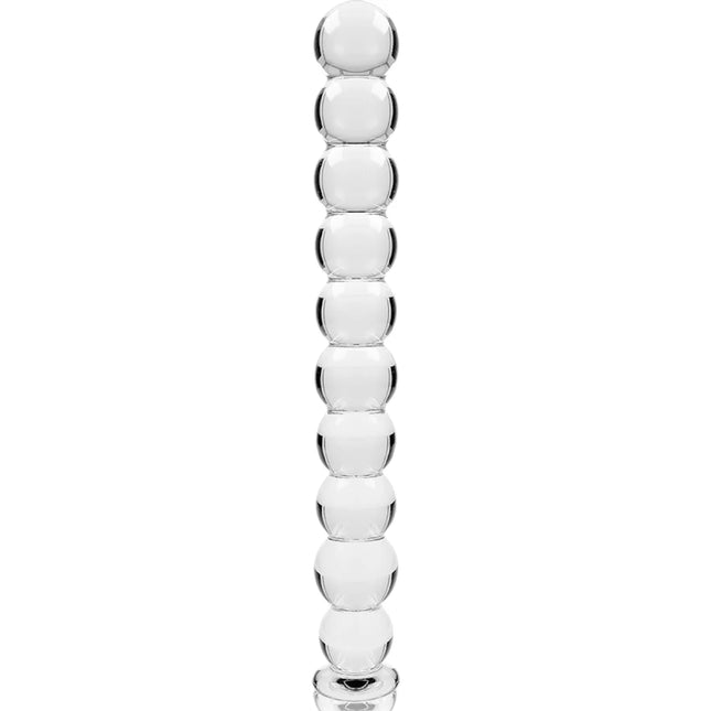 NEBULA SERIES BY IBIZA - MODELL 22 DILDO BOROSILIKATGLAS - 21.5 CM -O- 2.5 CM - TRANSPARENT - Glas Analplug