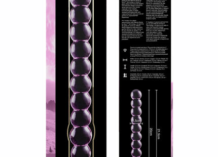 NEBULA SERIES BY IBIZA - MODELL 22 DILDO BOROSILIKATGLAS - 21.5 CM -O- 2.5 CM - Glas Analplug