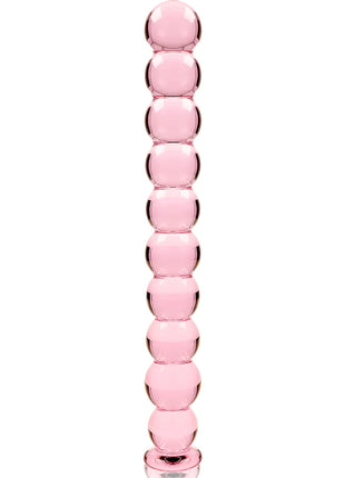 NEBULA SERIES BY IBIZA - MODELL 22 DILDO BOROSILIKATGLAS - 21.5 CM -O- 2.5 CM - ROSA - Glas Analplug