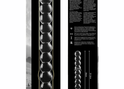 NEBULA SERIES BY IBIZA - MODELL 22 DILDO BOROSILIKATGLAS - 21.5 CM -O- 2.5 CM - Glas Analplug
